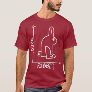 Lustiger Wissenschafts-Nerd-Enten-Kaninchen-Physik T-Shirt