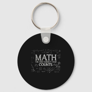 Lustiger Wissenschafts-Nerd-Mathematik Das Einzige Schlüsselanhänger