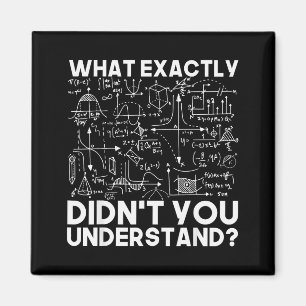 Lustiger Wissenschaftsphysiker Mathe Physik  Magnet