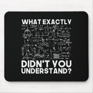 Lustiger Wissenschaftsphysiker Mathe Physik Mousepad
