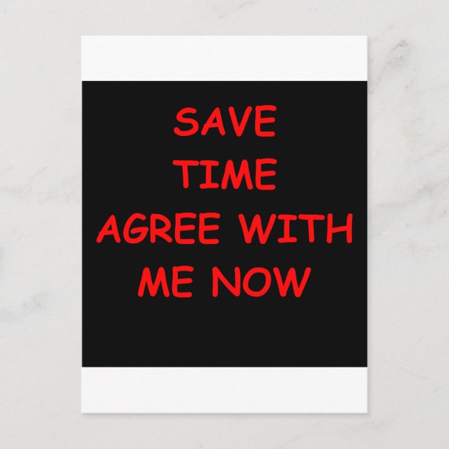 lustiger Witz für dich Postkarte (Vorderseite)