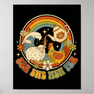 Lustiger Witz Zitat Sagen Humor Meer Mutterschaf H Poster
