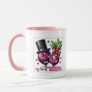Lustiger Wortwitz Herz Rüben Wortkunst Tasse