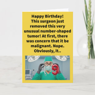 Lustiger Wortwitz zum neunten Geburtstag Karte