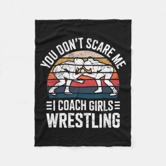 Lustiger Wrestler, erschrecke nicht Trainer Mädche Fleecedecke