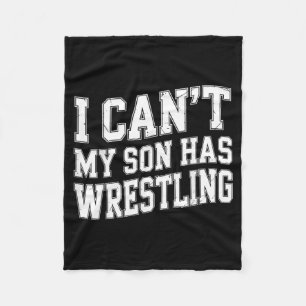 Lustiger Wrestler-Mama-Papa Ich kann nicht Mein So Fleecedecke