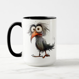 Lustiger wunderlicher Vogel Tasse