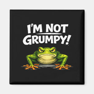 Lustiger wütender Frosch mürrisches Meme für Männe Magnet