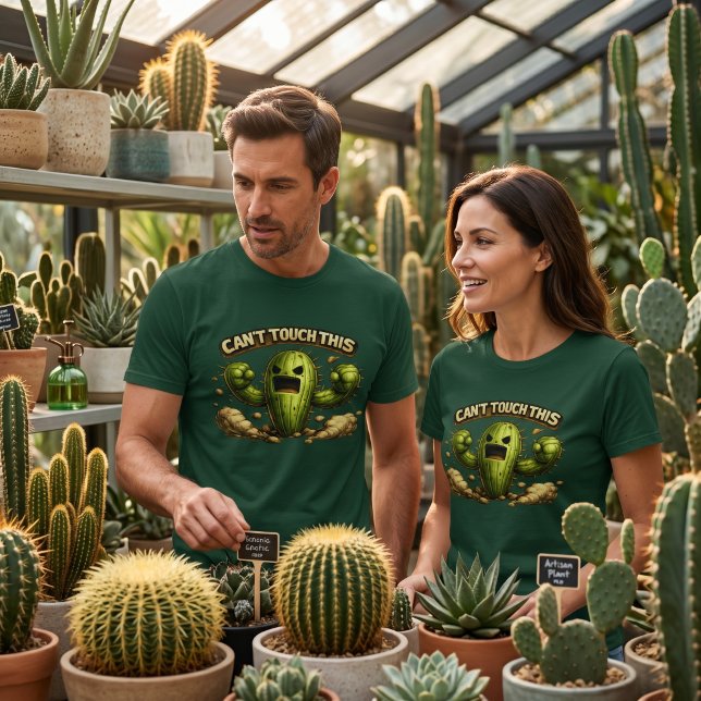 Lustiger wütender Kaktus T-Shirt (Von Creator hochgeladen)