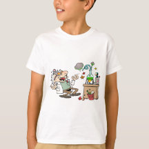 Lustiger wütender Wissenschaftler