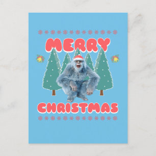 Lustiger Yeti - Frohe Weihnachten