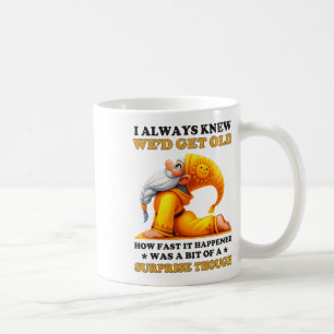 Lustiger Yoga alter Mann Ich wusste immer, dass wi Kaffeetasse