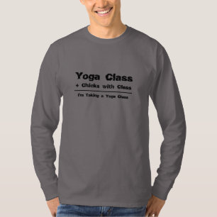 Lustiger Yoga-T - Shirt für Männer