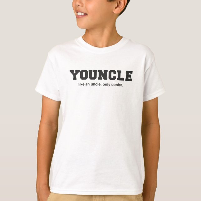 Lustiger Youncle Uni-Druck T-Shirt (Vorderseite)