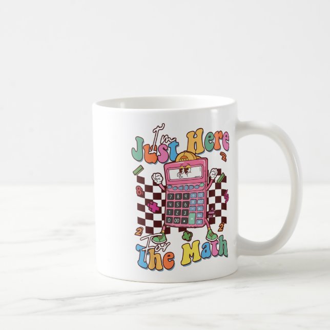 Lustiger Zahlentag Mathetag Rechner Lehrer Stud Kaffeetasse (Rechts)