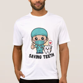 LUSTIGER ZAHNARZT : ZÄHNE RETTEN SHIRT