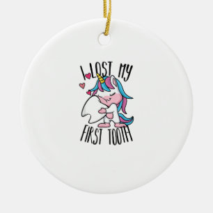 Lustiger Zahnfee - Süßes Einhorn Ich Habe Meinen E Keramik Ornament