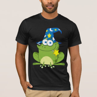 Lustiger Zauberer-Frosch T-Shirt