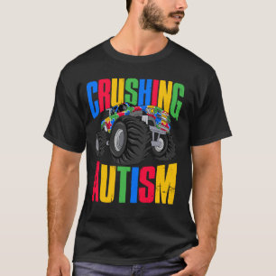Lustiger zerdrückender Autismus-Bewusstseins-Monst T-Shirt