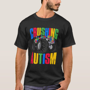 Lustiger zerdrückender Autismus-Bewusstseins-Monst T-Shirt