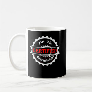 Lustiger zertifizierter Kabelbinder-Techniker Mech Kaffeetasse