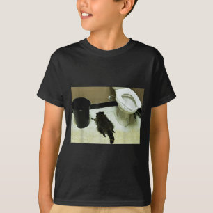 Lustiger zertrümmerter Panda betrunkener Waschbär T-Shirt