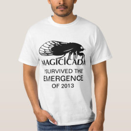 Lustiger Zikademagicicada-Auftauchen-Überlebender T-Shirt