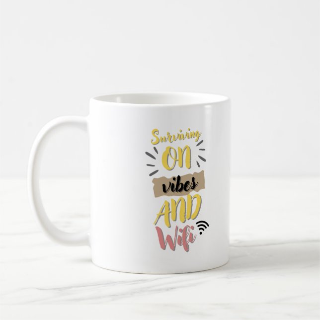 Lustiger Zitat-Becher Kaffeetasse (Links)