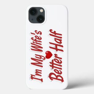 Lustiger Zitat-Ehefrau roter Text Case-Mate iPhone Hülle