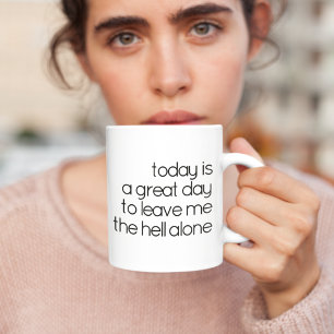 Lustiger Zitat Süß Schwarz Heute Ist Ein Großartig Kaffeetasse