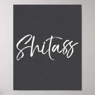 Lustiger Zitatsspruch für Frauen Süßes Scherzgesch Poster