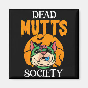 Lustiger Zombie-Hundefreund-Halloween-Hund Magnet