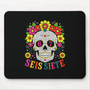 Lustiger Zuckerschädel Seis Siete 67 Meme Tag Der  Mousepad