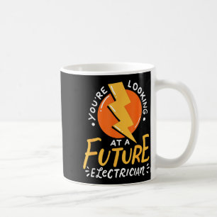 Lustiger zukünftiger Elektriker Elektroingenieur Kaffeetasse
