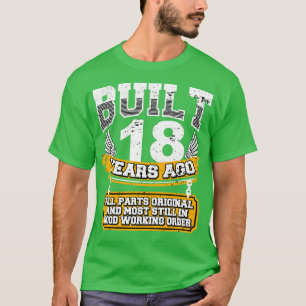 Lustiges 18. Geburtstags-Shirt Vintage 18 Jahre al T-Shirt