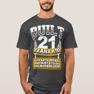 Lustiges 21. Geburtstags-Shirt Vintage 21 Jahre al T-Shirt