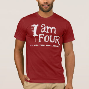 Lustiges 40. Geburtstags-Shirt bin ich vier T-Shirt