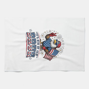 Lustiges 4. Juli Adler Bruh Patriotisches Shirt-De Geschirrtuch