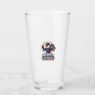 Lustiges 4. Juli-Adler Bruh Patriotisches Shirt-De Glas