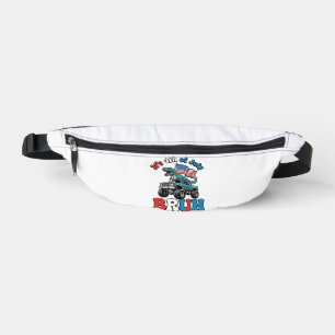 Lustiges 4. Juli Dinosaurier Monster Truck Shirt_1 Bauchtasche
