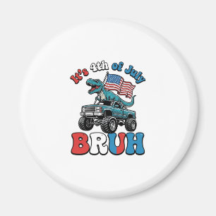 Lustiges 4. Juli Dinosaurier Monster Truck Shirt_1 Magnet