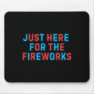 Lustiges 4. Juli Patriotisches USA Nur Hier Für Di Mousepad