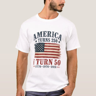 Lustiges 50. Geburtstags-Patriotisches Amerika Wir T-Shirt