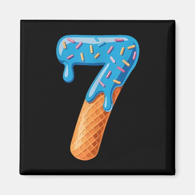 Lustiges 67 Eis-Drip-Meme passendes Gruppenkostüm Magnet (Vorne)