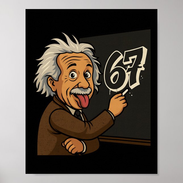 Lustiges 67 Lehrer Humor-Geschenk für Schüler  Poster (Vorne)