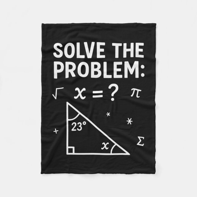 Lustiges 67 Mathe-Meme Löse das Problem Lehrer Für Fleecedecke (Vorderseite)