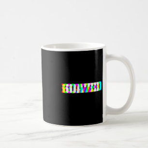 Lustiges 67 Meme 6oa7ed Glitch Art Retro Slang Goa Kaffeetasse