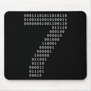 Lustiges 67 Meme Binärcode Tech Geek Digital Six S Mousepad