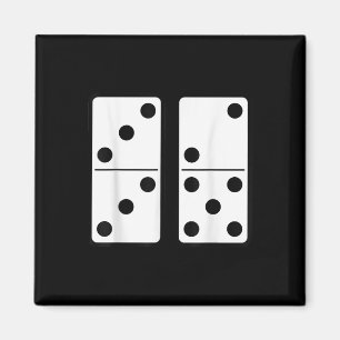 Lustiges 67 Meme Domino-Süchtiger Spiel Sechs Sieb Magnet