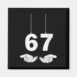 Lustiges 67-Meme-Kostüm Six Seven Halloween Gen Z  Magnet